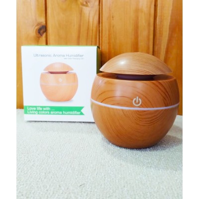 Humidificador Esfera Simil Madera