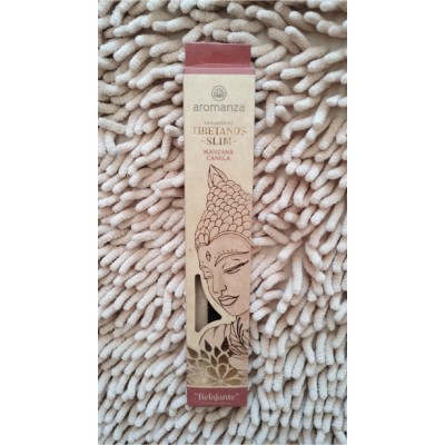 Sahumerio Tibetano Slim Aromanza Manzana Canela