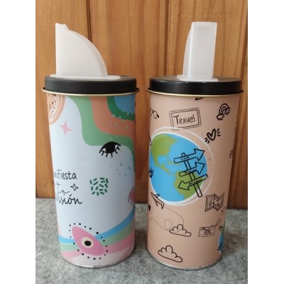 Lata Yerbera Alta Art 190 Generico