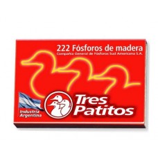 Fosforos Sustentables 3 Patitos X 222 Unidades