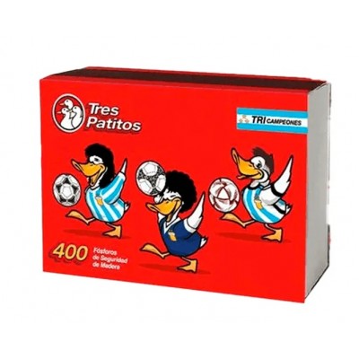 Fosforos Tres Patitos 400 Tres Patitos