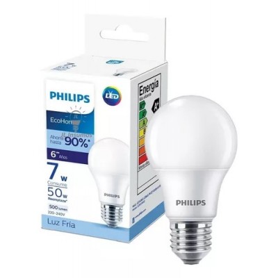 Lámpara Philips 7w Led Luz Fría