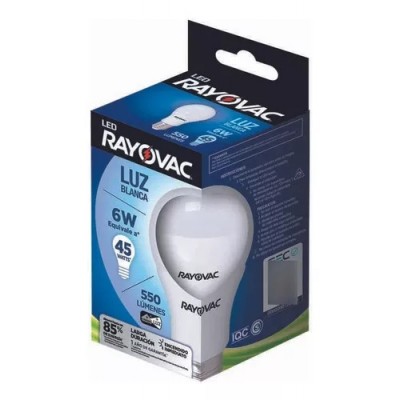 Lámpara Rayovac 6w 45w Led Luz Fría