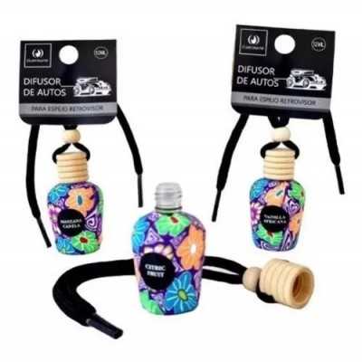 Difusor De Auto 12 Ml  Iluminarte Rosa