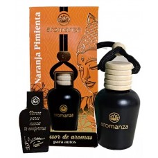 Difusor De Auto Aromanza 12ml Naranja Pimienta Difusor De Auto Aromanza 12ml Naranja Pimienta