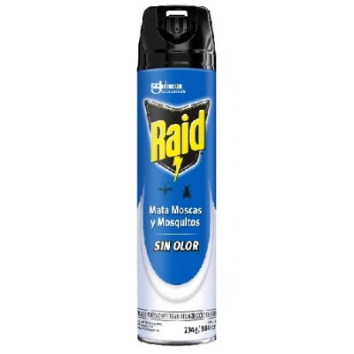 Aerosol Mata Moscas Y Mosquitos Sin Olor Raid