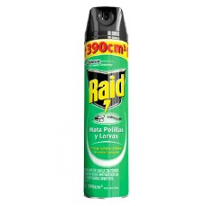 Aerosol Mata Polillas Y Larvas Raid