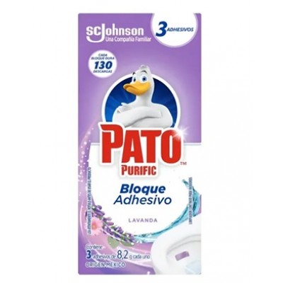 Adhesivo Inodoro Pato Purific Lavanda