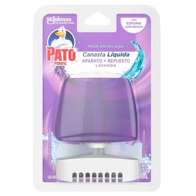 Canasta Liquida Inodoro Pato Lavanda