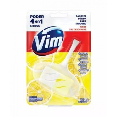 Canasta Solida Inodoro 4 En 1 Vim Citrus