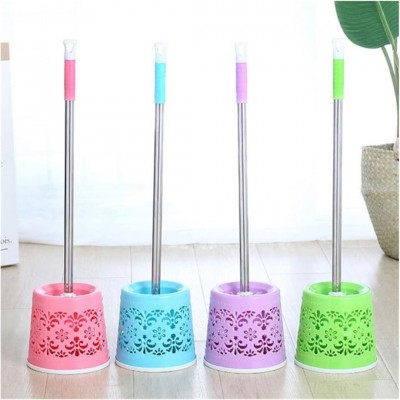 Escobilla Baño Mango Metal 55cm