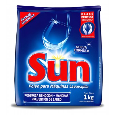 Polvo Para Lavavajilla 1 Kg Sun