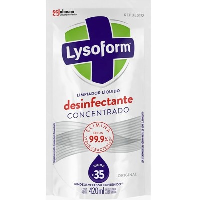 Lysoform Desinfectante Concentrado x420 Doy Pack