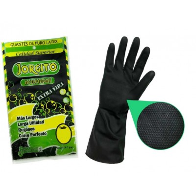 Guante Goma Afelpado Xl Jorgito