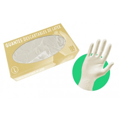 Guante Descartable Latex L