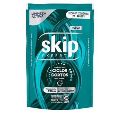 Jabon Liquido Ciclos Cortos X800 Fragancia Extraordinaria Skip