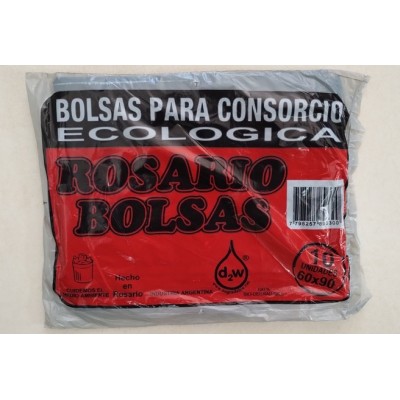 Bolsa De Residuo 60x90 X10 Unidades Consorcio Rosario