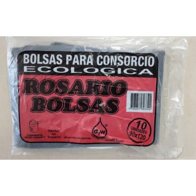 Bolsa De Residuo 90x120 X10 Unidades Consorcio Rosario