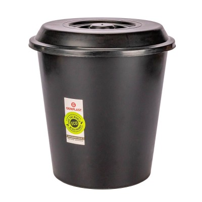 Tacho De Residuos Con Tapa 12 Ltrs