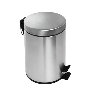 Tacho De Residuos Pedal 3 Ltrs Acero Inoxidable Abue