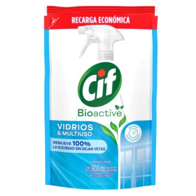 Cif Limpia Vidrios Doy Pack X900 Cif