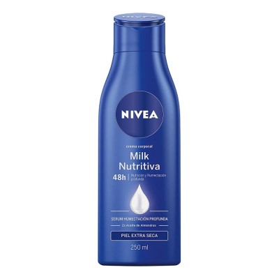 Crema Nivea Corporal Milk Nutritiva x250 