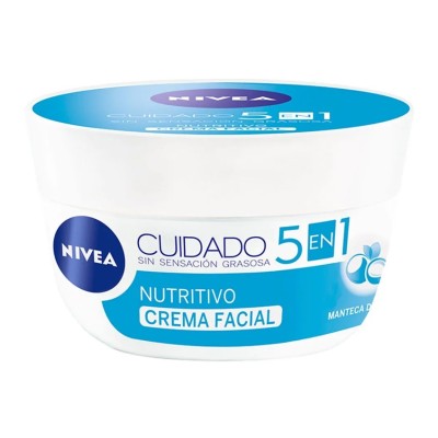 Crema Nivea Facial Nutritivo 5 En 1 x100