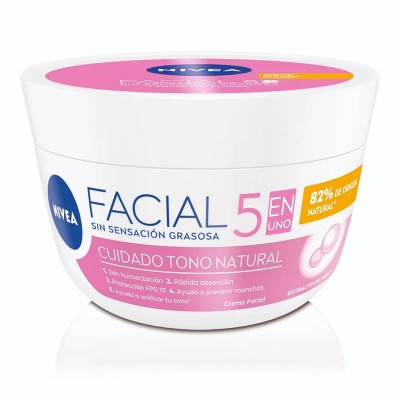 Crema Nivea Facial Radiante Y Uniforme 5 En 1 x100