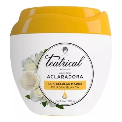 Crema Facial Teatrical x100 Aclaradora