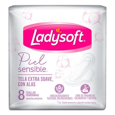 Toallita Ladysoft X8 Piel Sensible
