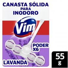 Canasta Solida Inodoro Poder X6 Vim Lavanda