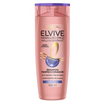 Shampoo Elvive X 400 Kera Liso Perfeccionador Elvive