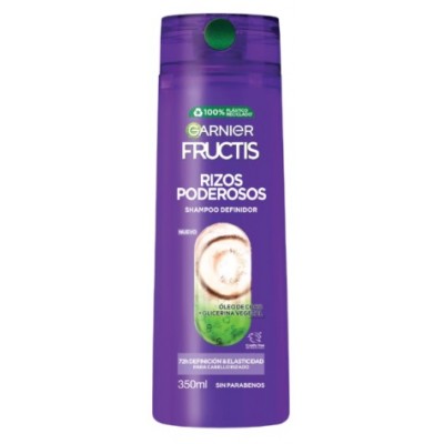 Shampoo Rizos X 350 Fructis Rizos Poderosos