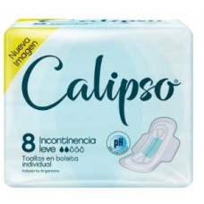 Toallita Calipso X8 Incontinencia Leve 