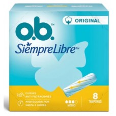 Tampones Ob Medio X8
