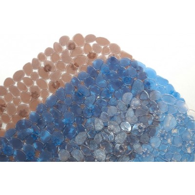 Alfombra Baño Pvc Piedras Chicas Colores Plenos O Cristal 