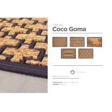 Alfombra Coco Con Goma Rectangular O Medio Circulo 040 X 060 Alfombra Coco Con Goma Rectangular O Medio Circulo 040 X 060