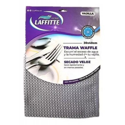 Paño Vajilla Trama Waffle Laffitte 30x40