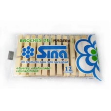 Broches Madera Sina