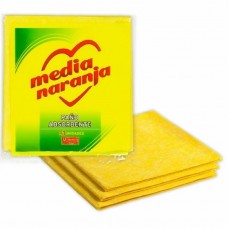 Paño Media Naranja Amarillo Multiuso