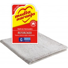 Trapo Piso Media Naranja Blanco Reforzado 58x60 (g) Trapo Piso Media Naranja Blanco Reforzado 58x60 (g)