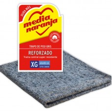 Trapo Piso Media Naranja Gris Reforzado 60x80 (xg) Trapo Piso Media Naranja Gris Reforzado 60x80 (xg)